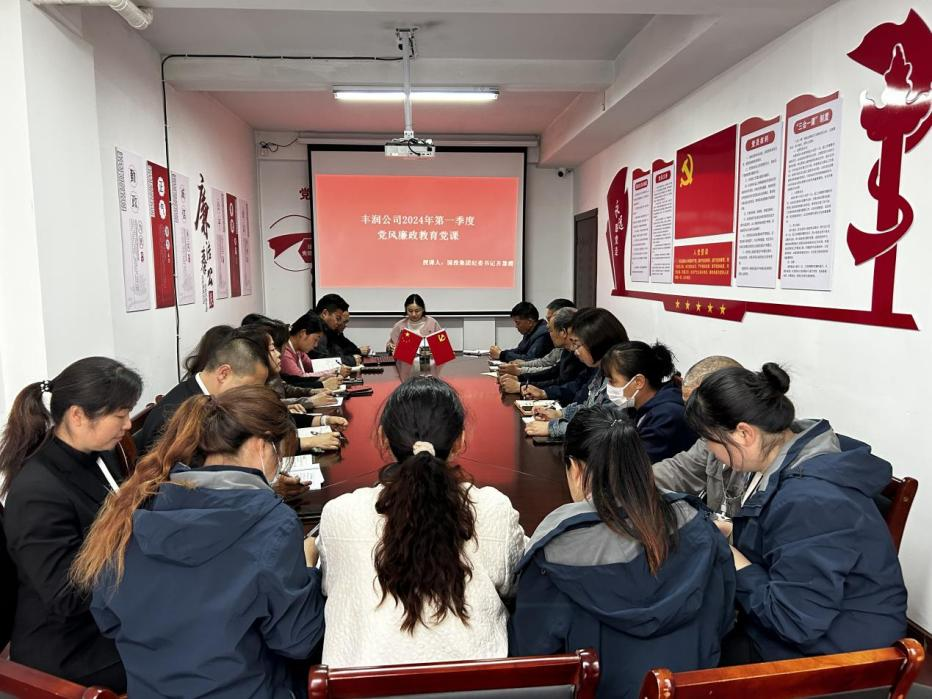 廉政党课进支部 廉洁意识入人心